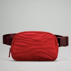 NWT Lululemon Team Canada Quilted Everywhere Belt Bag Crimson/Red Merlot
